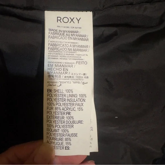 Roxy Jet Ski Snow Jacket - DryFlight 10K - Floral Print - Size S - Picture 7 of 7